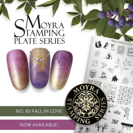Moyra Stamping Plate 83 Fall In Love