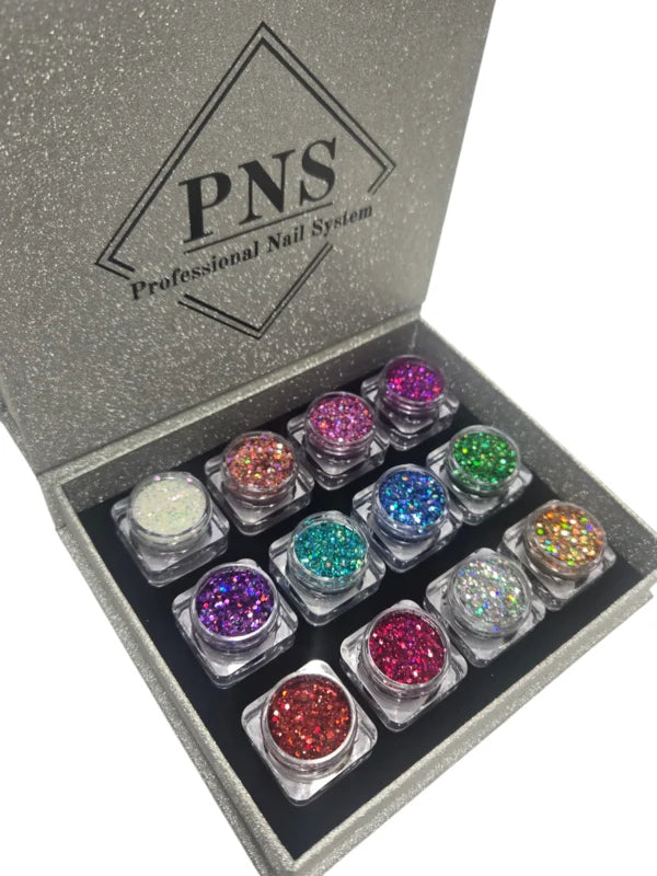 PNS Glitter 1 t/m 12 verzamel box