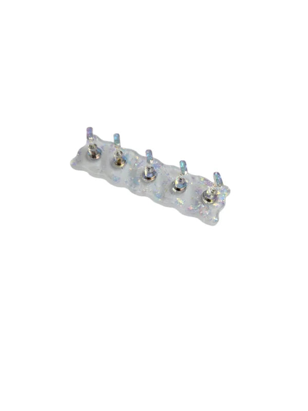 Tip Houder Display transparant met flakes