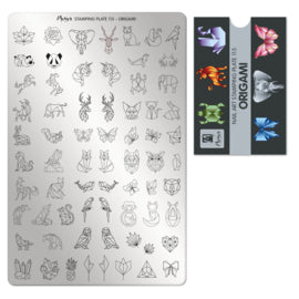 Moyra Stamping Plate 115 Origami