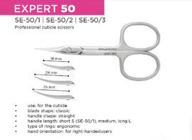 Staleks Expert Cuticle Scissor 50/3