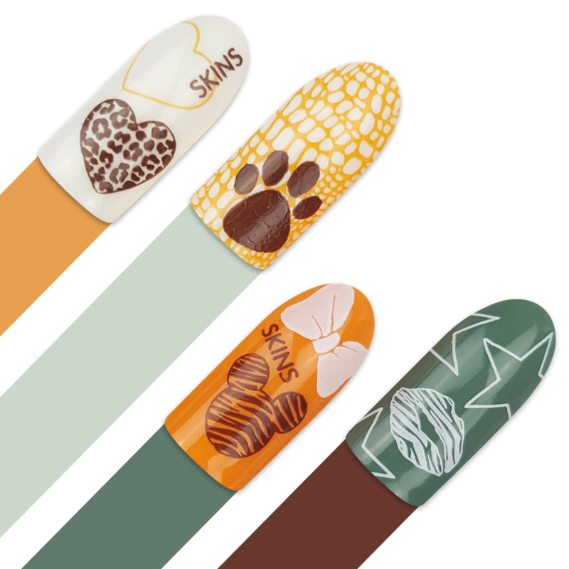 Moyra Stamping Plate 131 Skins + Gratis Try-on plate Sheet