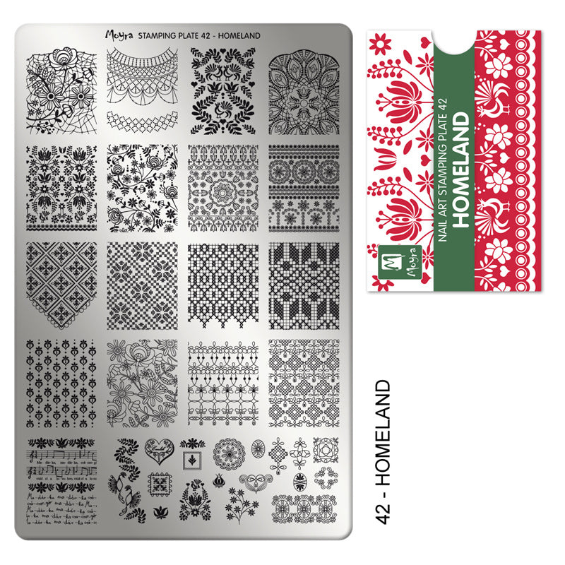 Moyra Stamping Plate 42 Homeland
