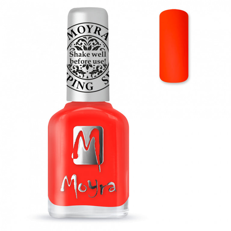 Moyra Stamping Nail Polish sp21 neon red