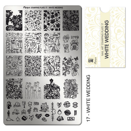 Moyra Stamping Plate 17 White Wedding