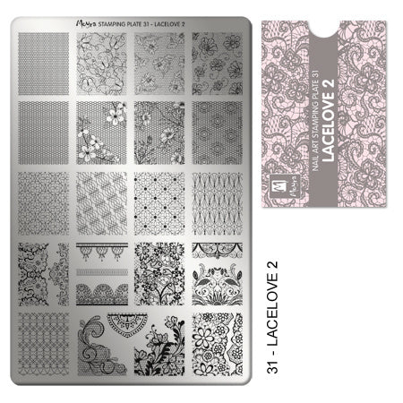 Moyra Stamping Plate 31 LaceLove2