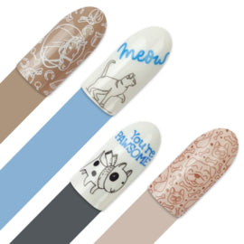 Moyra Stamping Plate 142 My Little Pet Shop