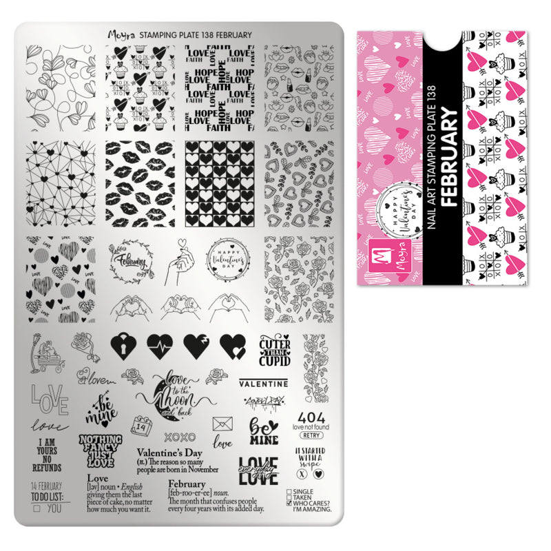 Moyra Stamping Plate 138 February