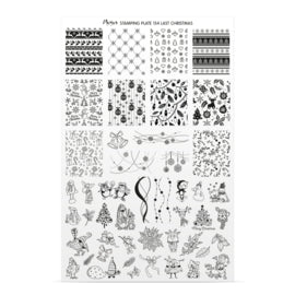 Moyra Stamping Plate 154 Last Christmas