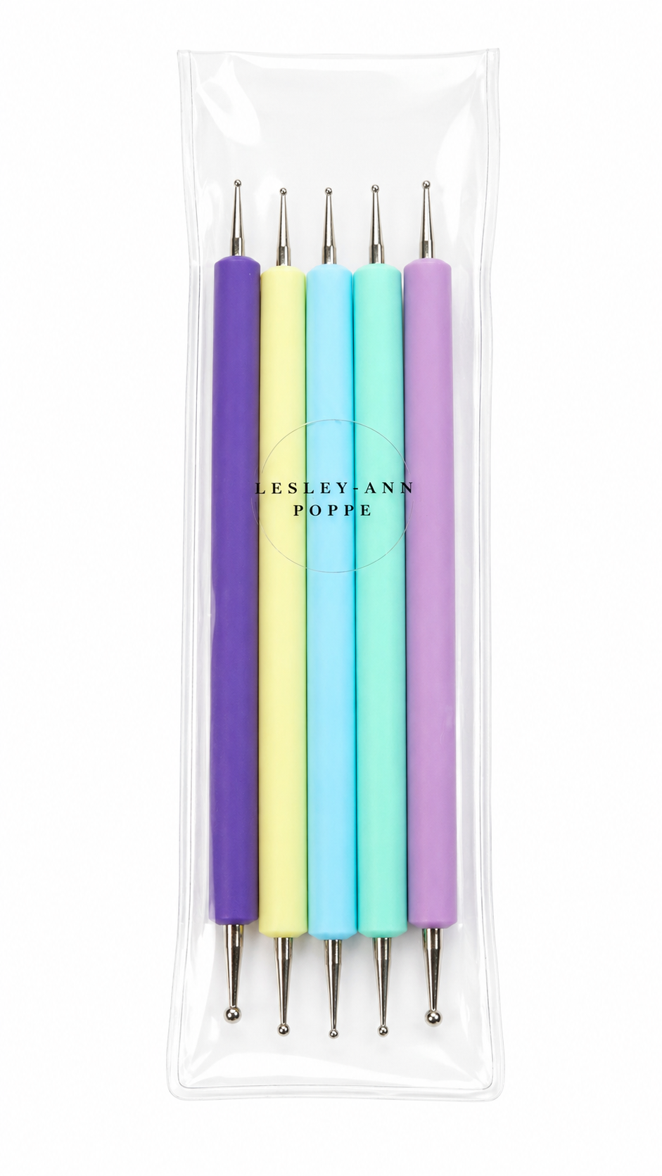 Dottingtool set 5-delig Pastelkleurig
