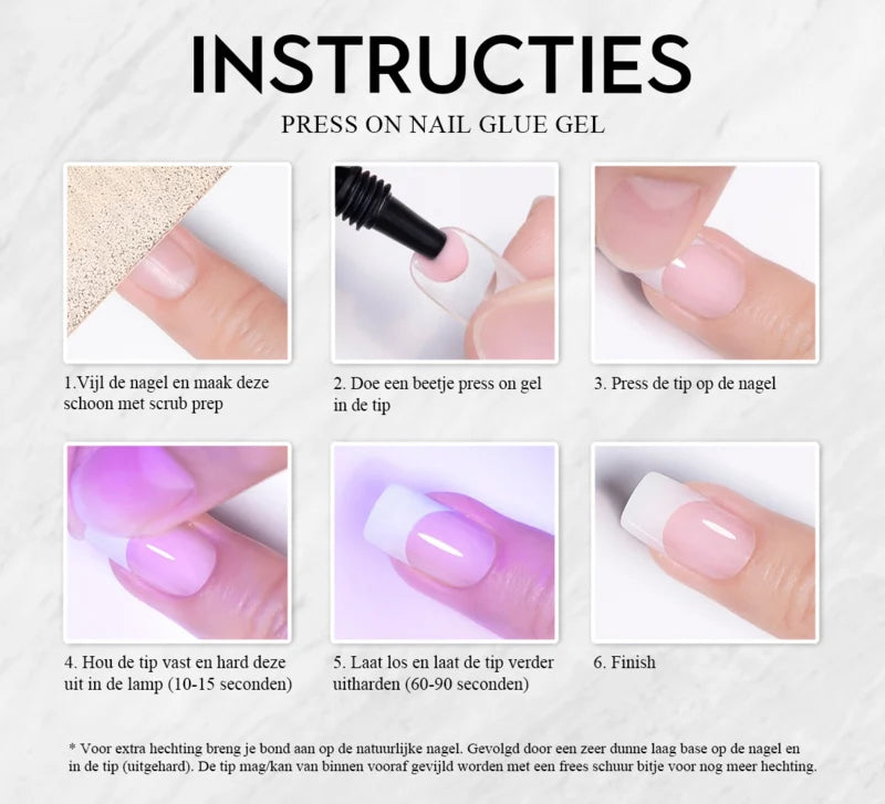 Press On Nail Glue Gel 10