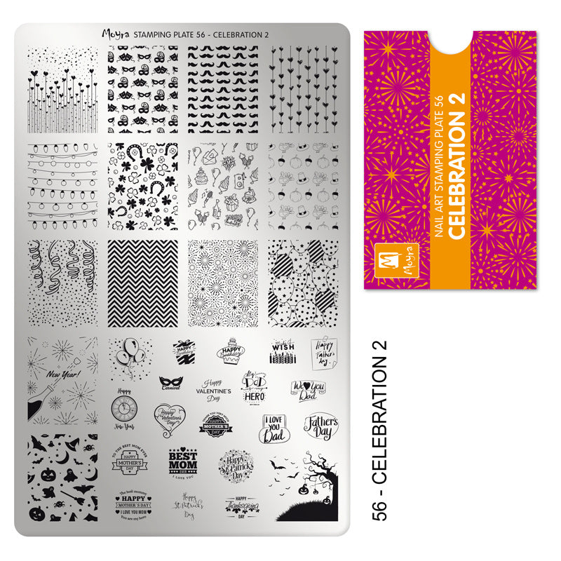 Moyra Stamping Plate 56 Celebtration 2