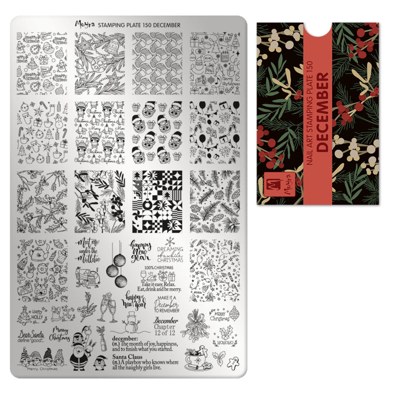 Moyra Stamping Plate 150 December