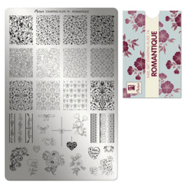 Moyra Stamping Plate 74 Romantique
