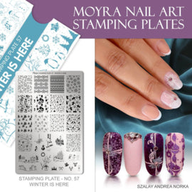 Moyra Stamping Plate 57 Winter is Here