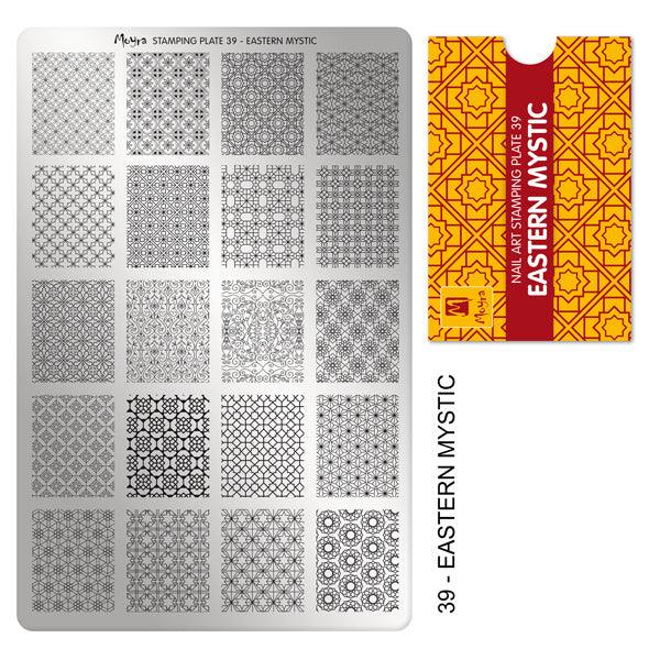 Moyra Stamping Plate 39 Eastern Mystic