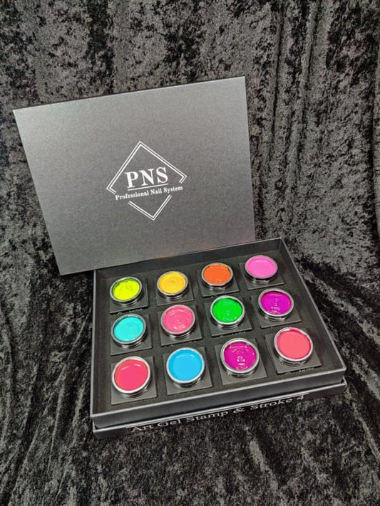 PNS Art Gel Stamp & Stroke 37 t/m 48 Collection Box 4