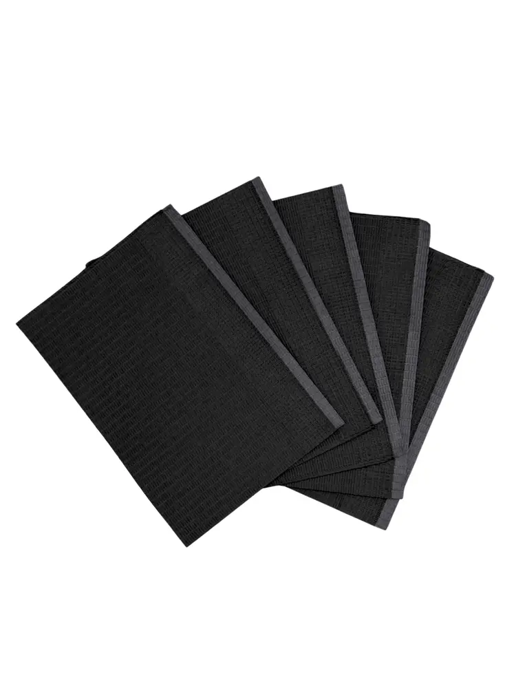 Table towels zwart - black 125 stuks