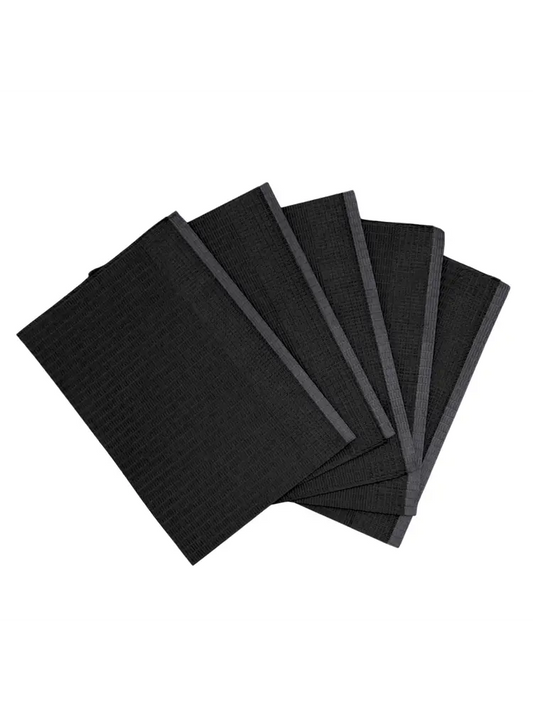 Table towels zwart - black 125 stuks