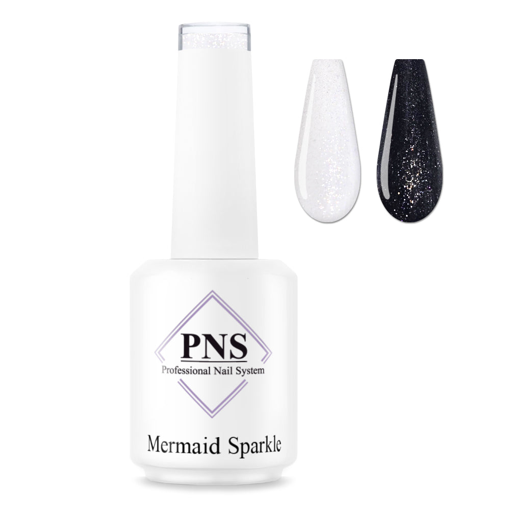 PNS No Wipe Topcoat: Mermaid Sparkle 15ml